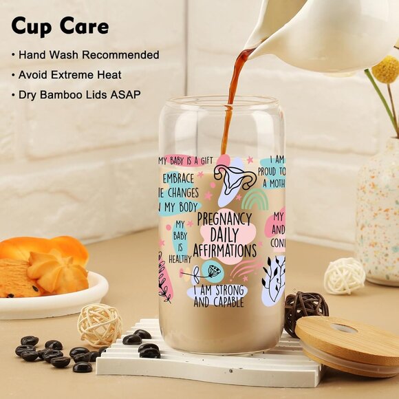 Pregnancy Daily Affirmations Tumbler - Picture 6 of 6